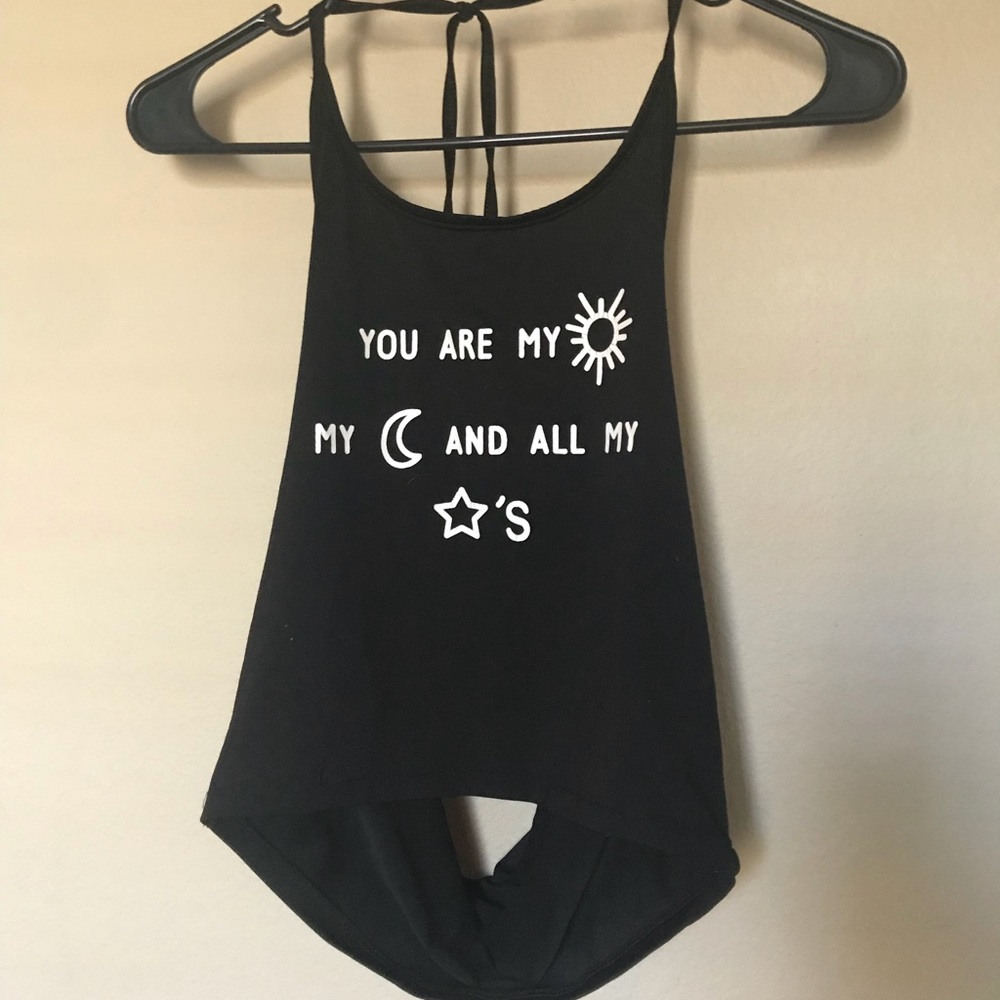 Adorable black halter